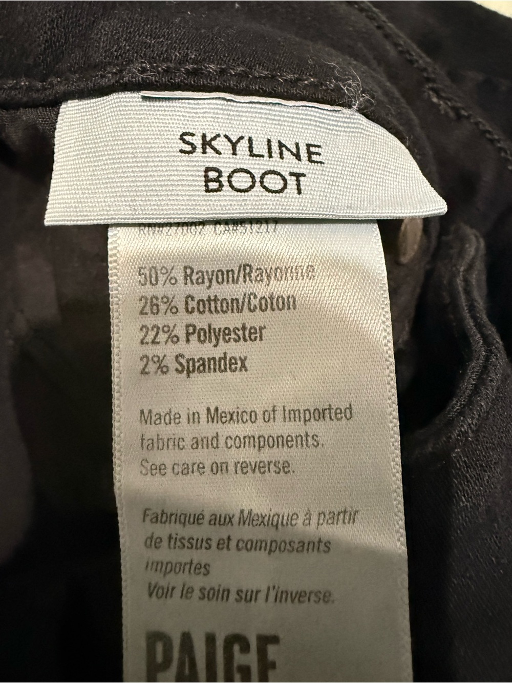 Paige High Rise Manhattan Bootcut Jean - Picture 4 of 9